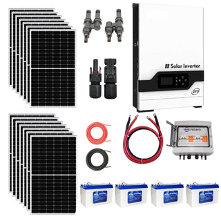 Kit Panouri Fotovoltaice cu invertor 3kW productie 2.9-5.7kWh OffGrid