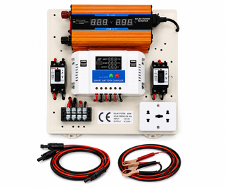 Mini Kit fotovoltaic 600W invertor si controler PWM 30A cabluri incluse