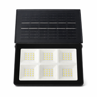 Lampa solara LED COB de perete 200w cu panou solar integrat