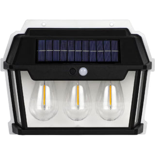 Set 4x lampa solara de perete cu bec