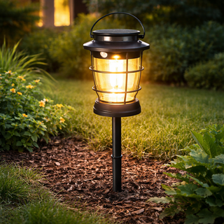 Lampa solara exterior cu senzor de miscare incarcare solara si USB-C iluminat automat