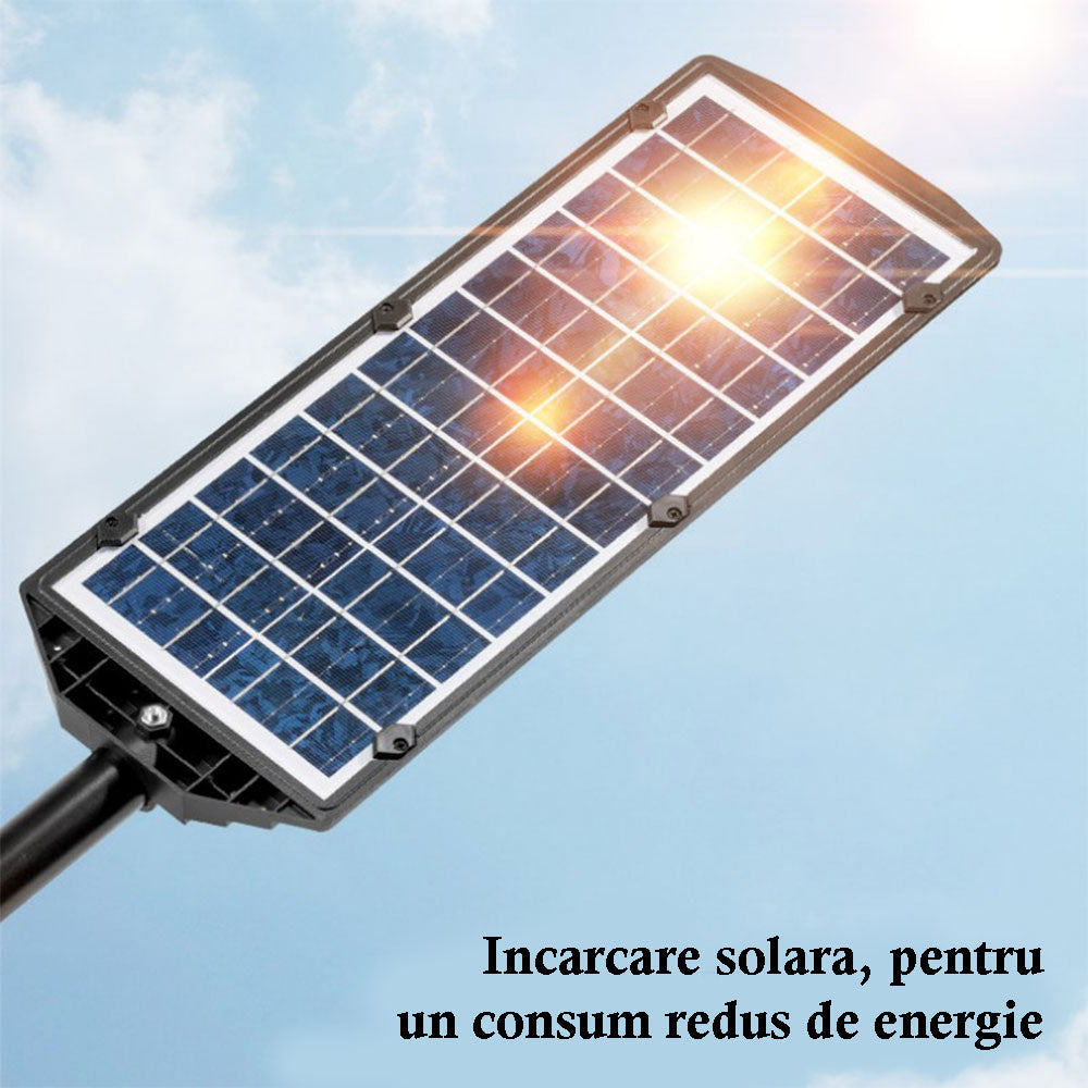 Lampa solara cu panou solar si senzor de miscare cu 10 celule Cob