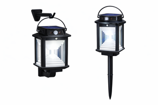 Lampa solara exterior cu senzor de miscare pentru gradina si alei