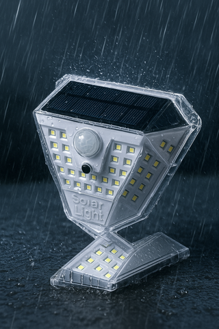 Lampa solara de perete 84 LED-uri SMD, senzori miscare si lumina, IP65