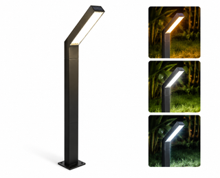 Lampa solara de gradina tip stalp 3 moduri de iluminare