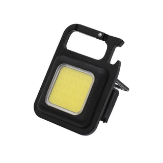 Lanterna LED COB: Compacta cu Carabina tip breloc