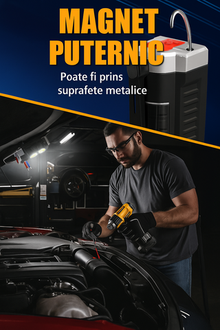 Lanterna de urgenta reincarcabila, 6 moduri LED, siguranta auto