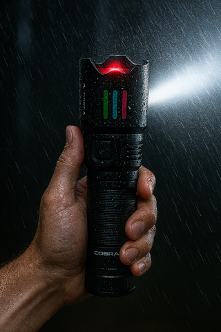 Lanterna LED P90 Compacta, 9800 mAh, Zoom Telescopic, USB-C, Power Bank