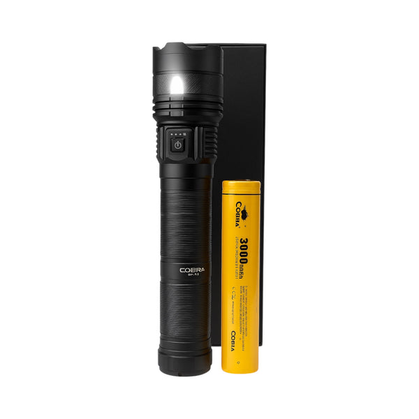 Lanterna Led TITAN Led Profesionala Tactica 50W cu Zoom LED TG WICK, IP65