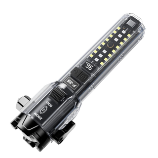 Lanterna de urgenta portabila reincarcabila cu alarma, taietor, ciocan de siguranta