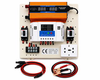 Mini Kit fotovoltaic 1200W invertor si controler PWM 30A cabluri incluse