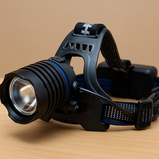 Lanterna frontala cu led puternic Quadcore