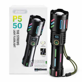 Lanterna LED CAMP PLUS P50 1000lm IP43 USB 3 Moduri Aluminiu