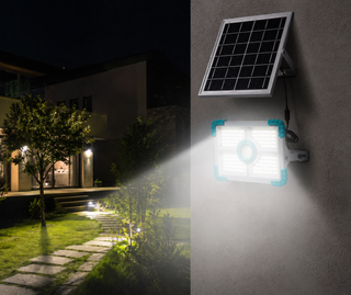 Proiector Solar 200W cu 280 LED SMD, Telecomanda, IP66, Pentru Curte si Gradina