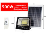 Proiector solar cu senzor 500W cu panou solar mare