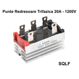 Punte redresoare trifazica 10A, 20A, 30A, 50A 1200V