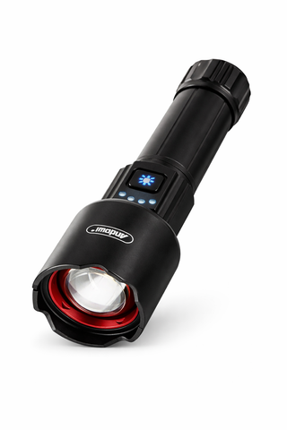 Lanterna Led SWITCH  USB Reincarcabila 3 Moduri Aluminiu Ergonomica Portabila