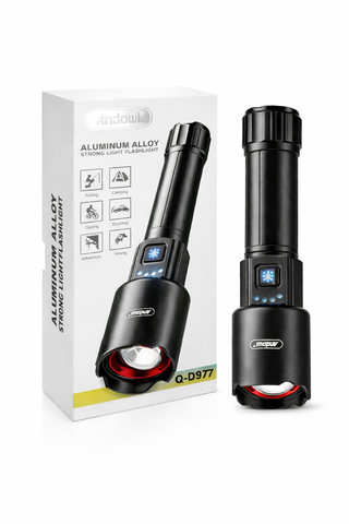 Lanterna Led SWITCH  USB Reincarcabila 3 Moduri Aluminiu Ergonomica Portabila