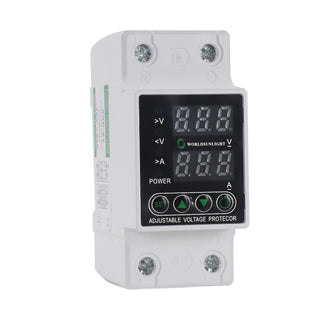 Releu monofazic inteligent DIN 2p 63A - protectie tensiune si contorizare energetica