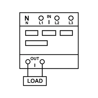 Comutator Digital ATS de faze trifazat 100A