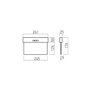 Corp iluminat siguranta LED evacuare Arelux GO10M ADN 0.5W autonomie 2 ore IP20