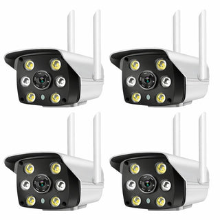 Sistem supraveghere wireless 4 Camere PTZ Full HD 1080p Exterior Audio Bidirectional