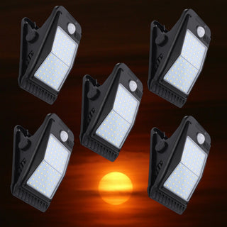 Set 5 lampi solare portabile pe clips