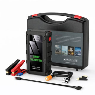 Starter Auto Portabil cu Acumulator si Compresor - Jump Starter 12V Mobile Power Bank