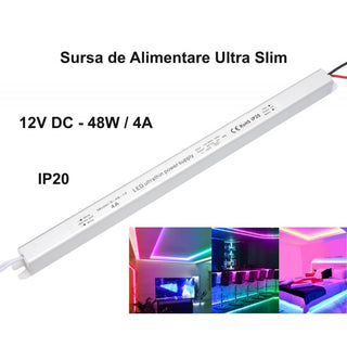 Sursa Alimentare Slim 12V-48W / 4A