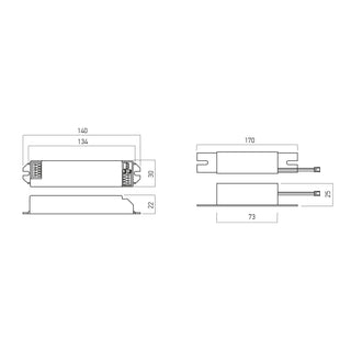 Modul emergenta LED 3h cu invertor si acumulator pentru corpuri iluminat