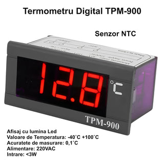 Termometru digital -40˚C +110˚C