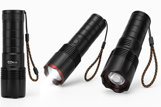 Lanterna profesionala cu led TG WIcK, aluminiu, zoom, incarcarea Type-C, 3000m