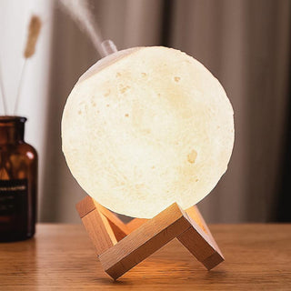 Lampa de veghe Luna 3D cu umidificator 880 ml