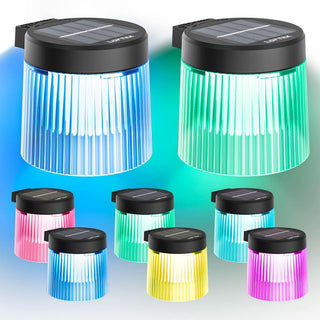 Set de lampi solare de perete 6 bucati RGB x27
