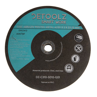 Set disc abraziv pentru metal 230 mm (10/set)