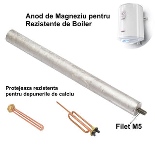Anod pentru boiler M5 de magneziu