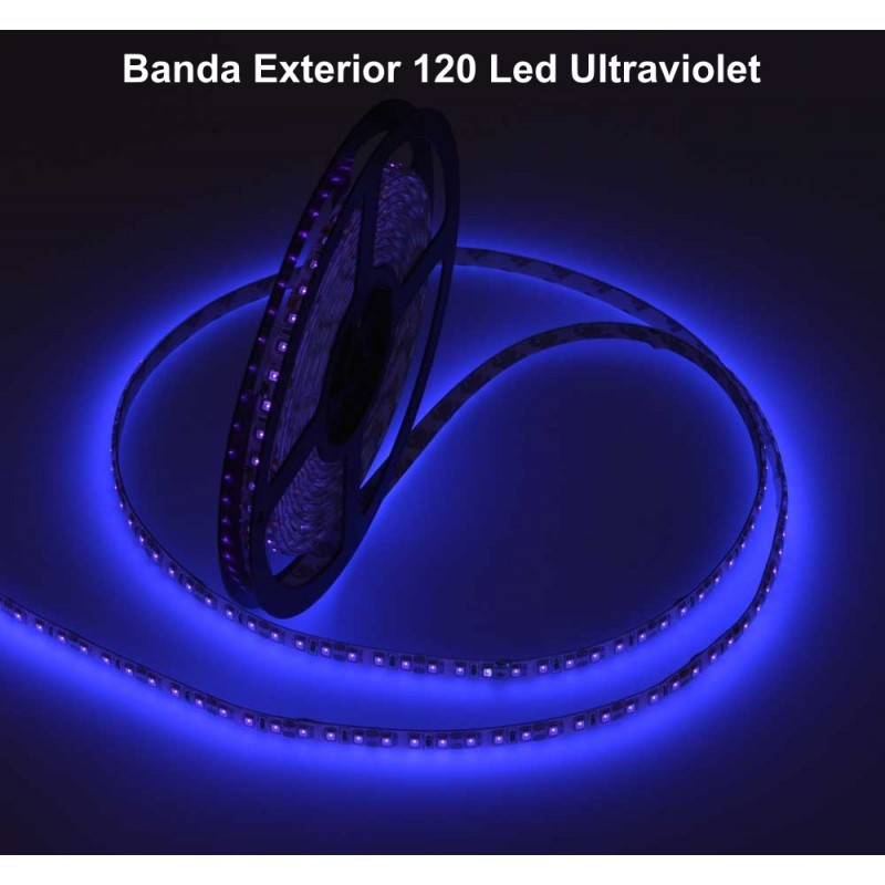 Banda Led, SMD Ultraviolet , Exterior, 5m