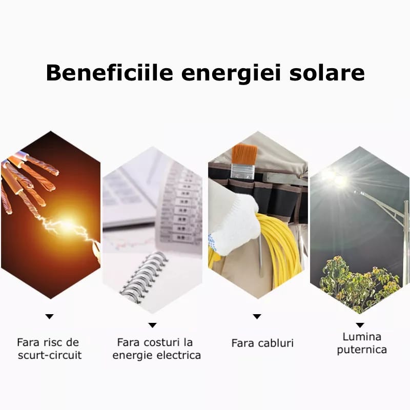 Kit solar fotovoltaic cu 3 becuri USB lampa cu LED-uri