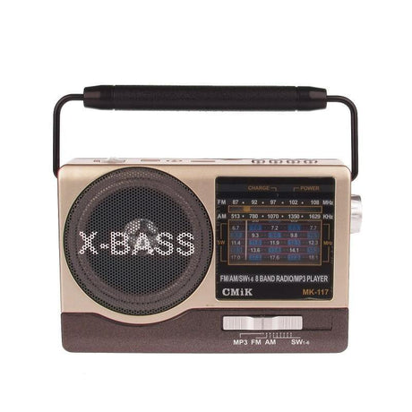 BOXA PORTABILA CU FUNCTIE RADIO FM - MP3 USB MICROSD - pedavo