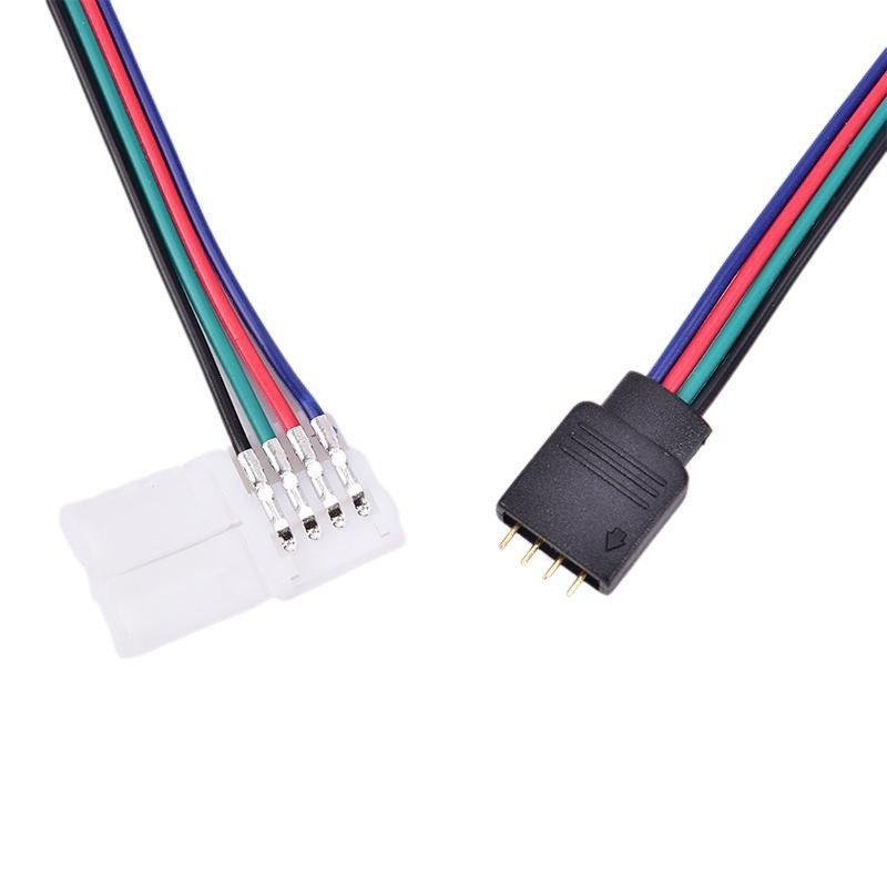 Conector cu 4 fire pentru alimentare banda RGB led