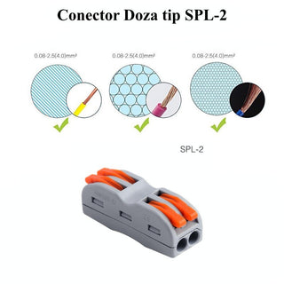 Conector Rapid cu 2+2 contacte
