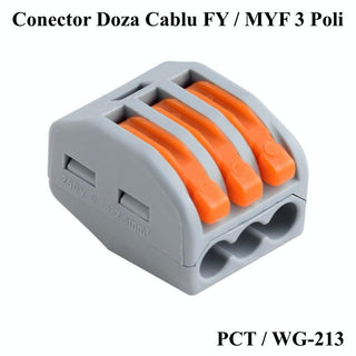 Conector Rapid cu 3 contacte