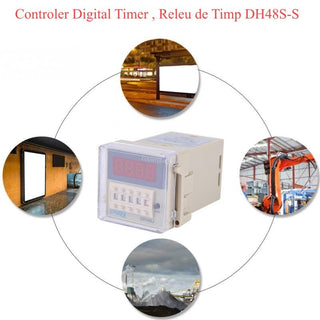 Controler digital Timer releu de timp