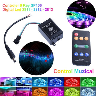 Controler banda led music pixel SP106E/2811-2812