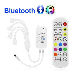 Controler cu bluetooth si telecomanda pentru banda RGB 4-1