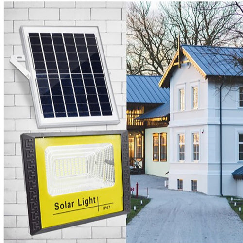 Proiector cu incarcare SOLARA 300W , LED SMD, Telecomanda inclusa