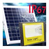 SET Proiector cu incarcare solara 100W + Lampa Solara de exterior cu panou solar 100 LED COB