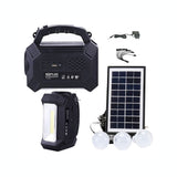 Kit solar CAMPING Fm Radio  USB mp3 player incarcare telefon acumulator Lanterna
