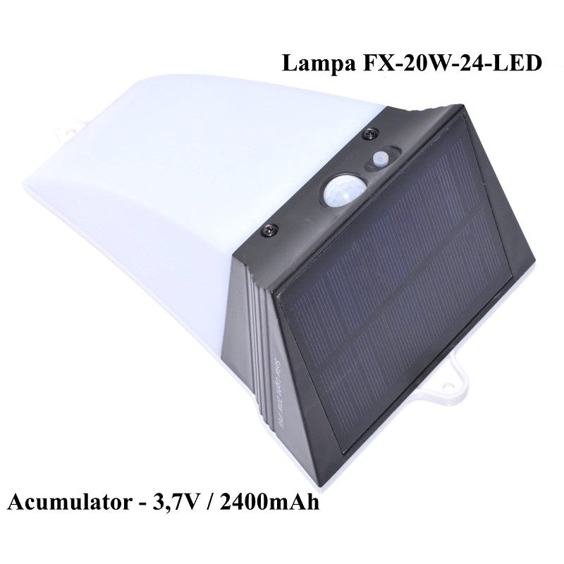 Lampa de Perete Solara FX-20W-IP66 Senzor