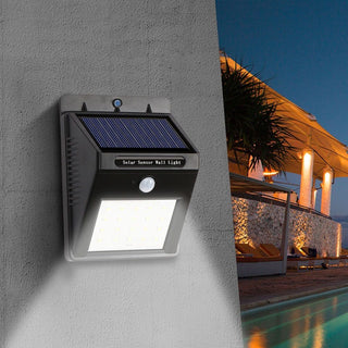 Lampa solara exterior cu 30 x LED senzor de miscare si lumina
